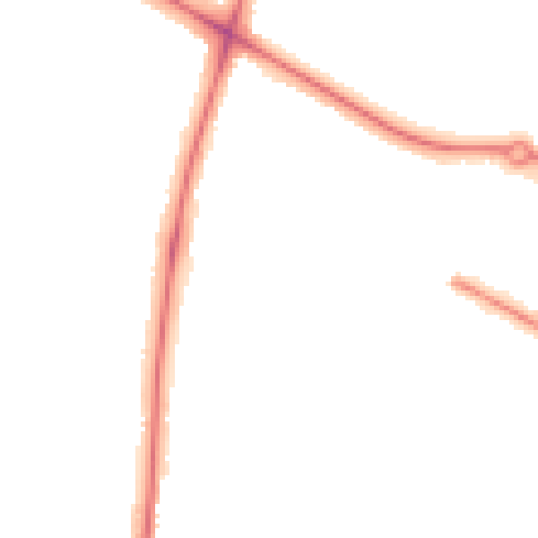 Night-time road noise heatmap for NR4 6DB