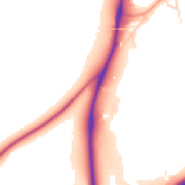 Daytime road noise heatmap for NR4 6DY