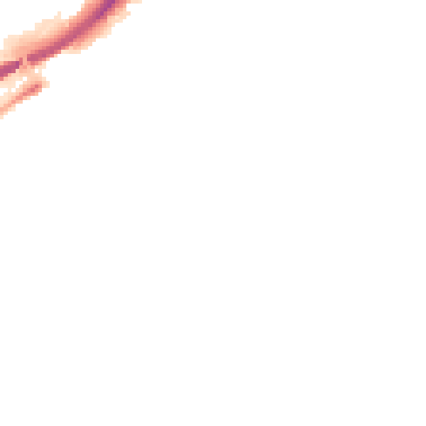 Night-time road noise heatmap for NR4 6EY