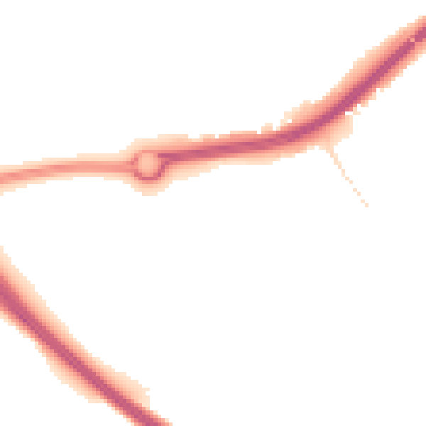 Night-time road noise heatmap for NR4 6FN