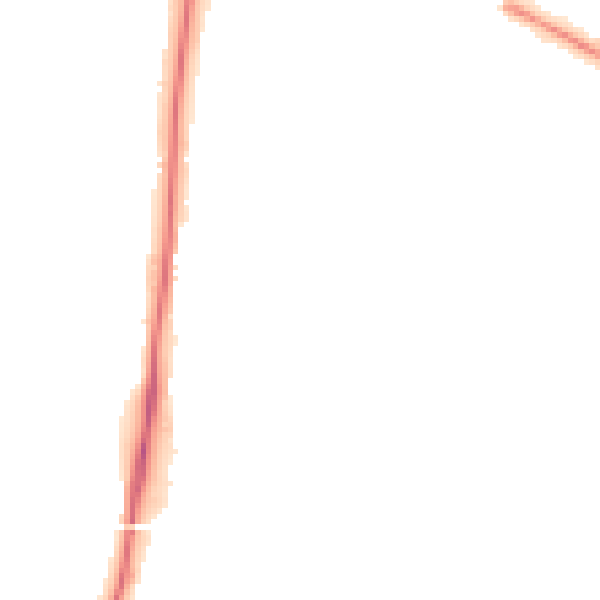 Night-time road noise heatmap for NR4 6LL