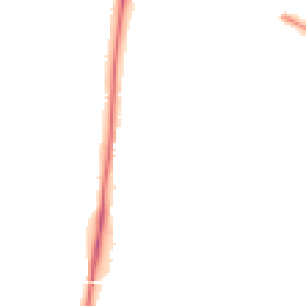 Night-time road noise heatmap for NR4 6LS
