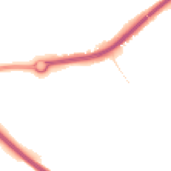 Night-time road noise heatmap for NR4 6TA