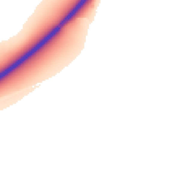 Night-time road noise heatmap for NR4 6TF