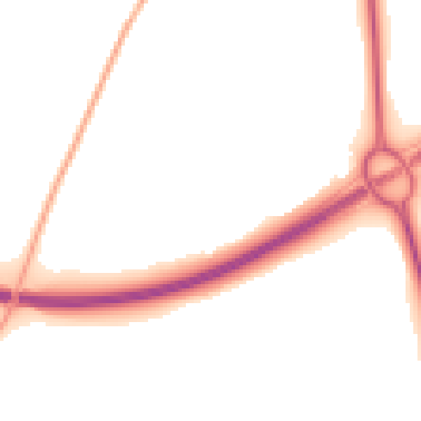 Night-time road noise heatmap for NR4 6US