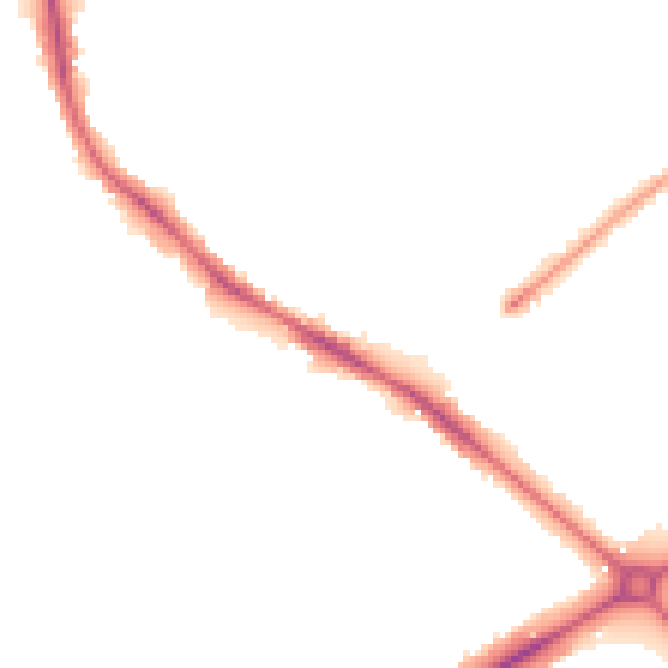 Night-time road noise heatmap for NR4 7AG