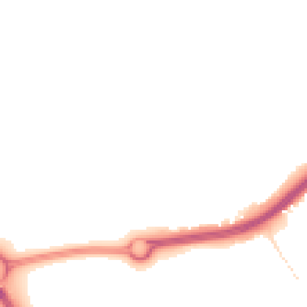 Night-time road noise heatmap for NR4 7JR