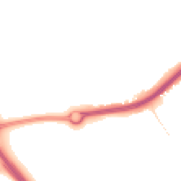 Night-time road noise heatmap for NR4 7JT