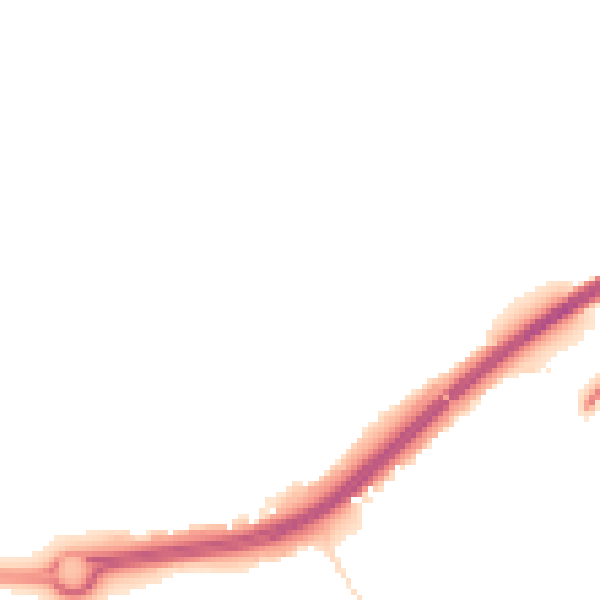 Night-time road noise heatmap for NR4 7RS