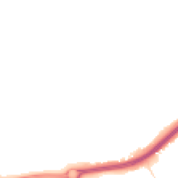 Night-time road noise heatmap for NR4 7SG