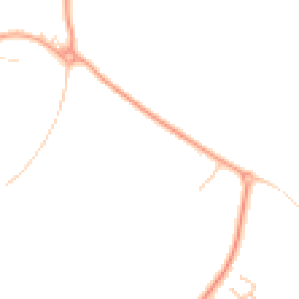 Daytime road noise heatmap for NR4 7WD
