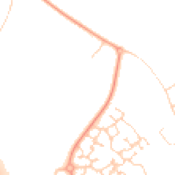 Daytime road noise heatmap for NR4 7WH