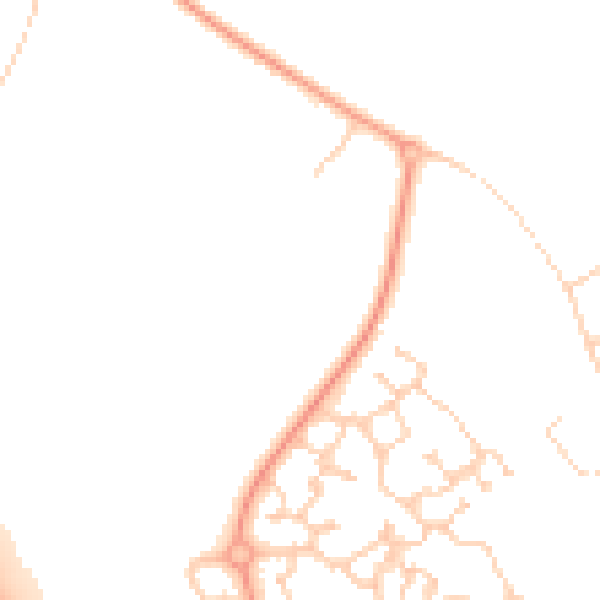 Daytime road noise heatmap for NR4 7WJ