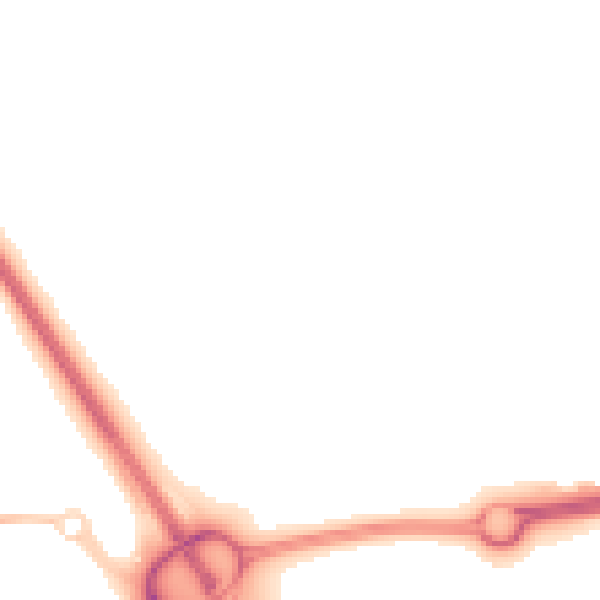 Night-time road noise heatmap for NR4 7WT