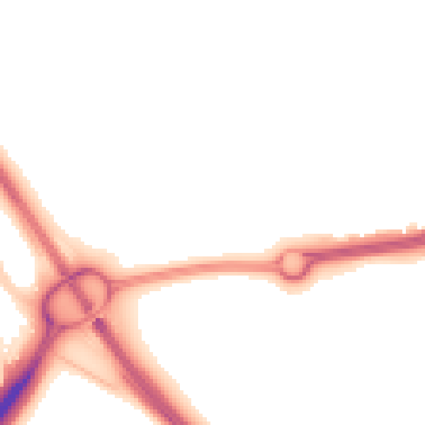 Night-time road noise heatmap for NR4 7XE