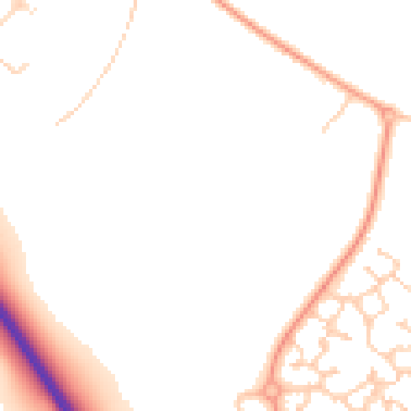 Daytime road noise heatmap for NR4 7XR