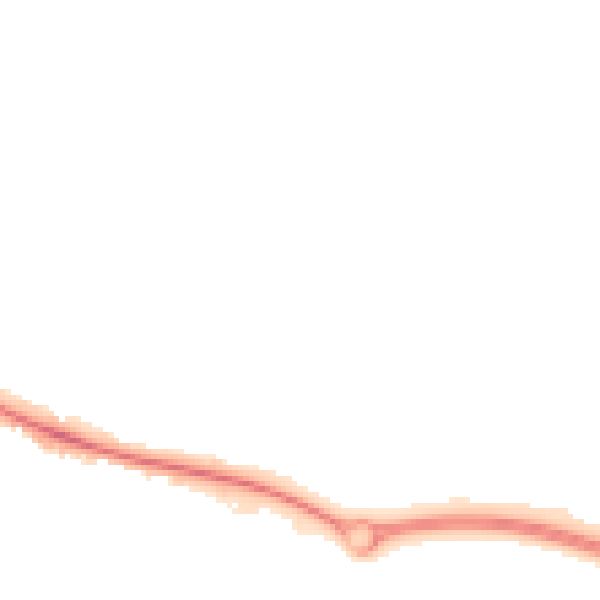 Night-time road noise heatmap for NR5 0AB