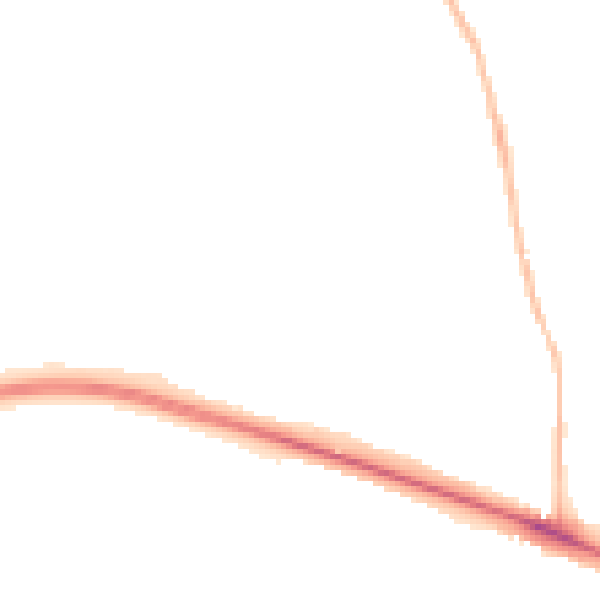 Night-time road noise heatmap for NR5 0AL