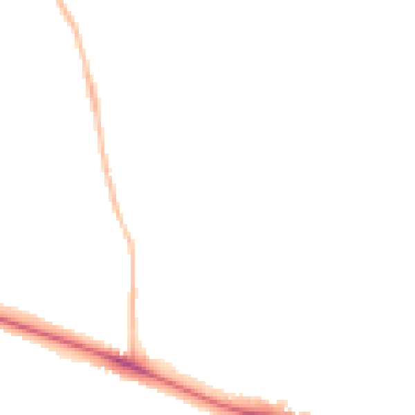 Night-time road noise heatmap for NR5 0DF