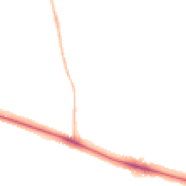 Night-time road noise heatmap for NR5 0DP