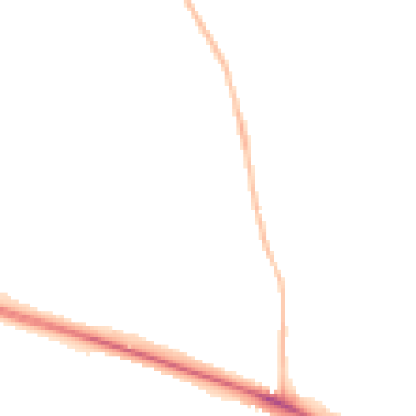 Night-time road noise heatmap for NR5 0EL