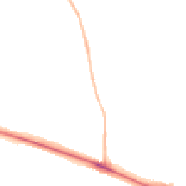 Night-time road noise heatmap for NR5 0EQ