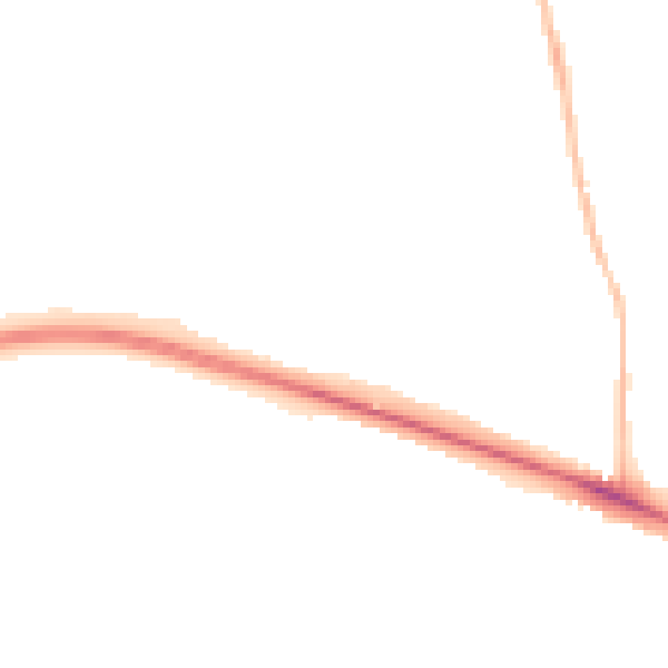 Night-time road noise heatmap for NR5 0HA
