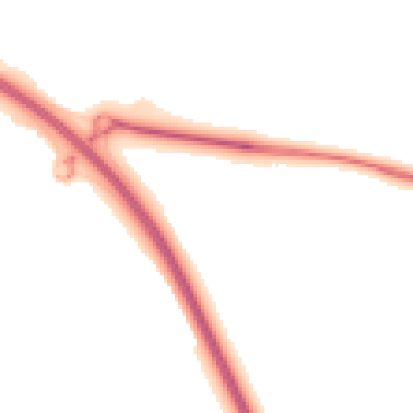 Night-time road noise heatmap for NR5 0UY