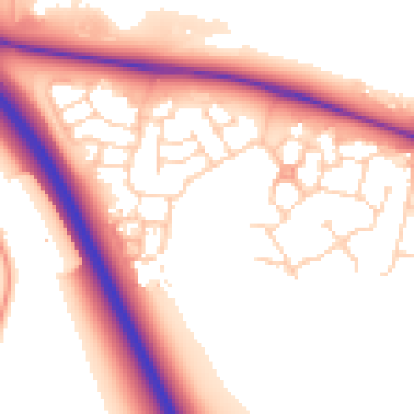 Daytime road noise heatmap for NR5 0WF
