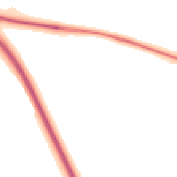 Night-time road noise heatmap for NR5 0WF