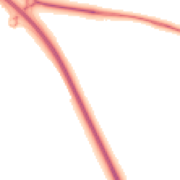 Night-time road noise heatmap for NR5 0WG