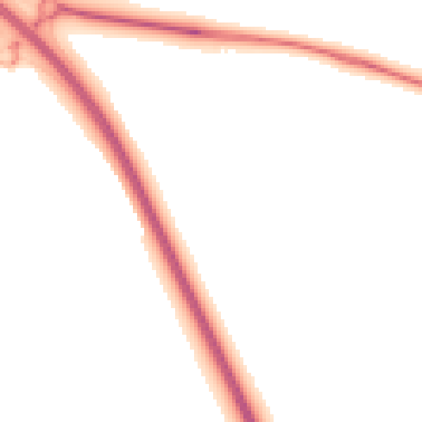Night-time road noise heatmap for NR5 0WL