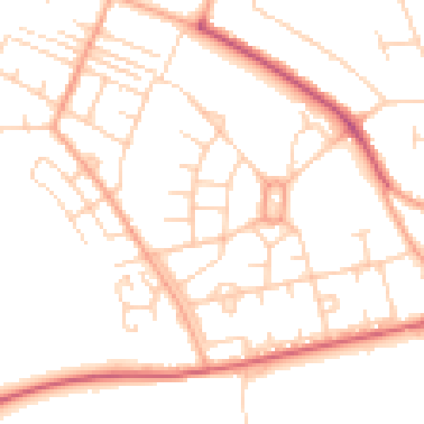Daytime road noise heatmap for NR5 8LP
