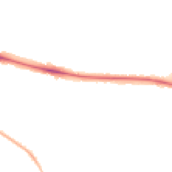 Night-time road noise heatmap for NR5 8QB