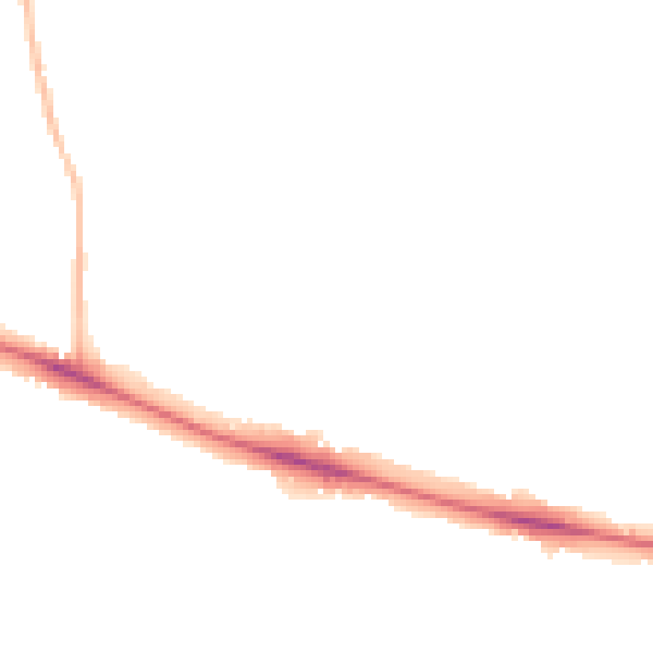 Night-time road noise heatmap for NR5 8YP