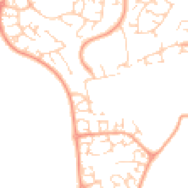 Daytime road noise heatmap for NR5 9AA