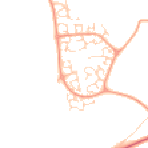 Daytime road noise heatmap for NR5 9HY