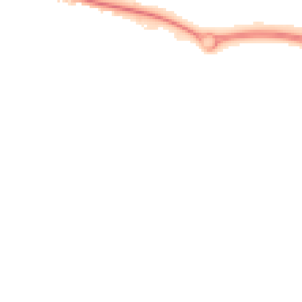 Night-time road noise heatmap for NR5 9LA