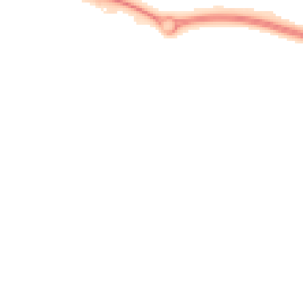 Night-time road noise heatmap for NR5 9LD