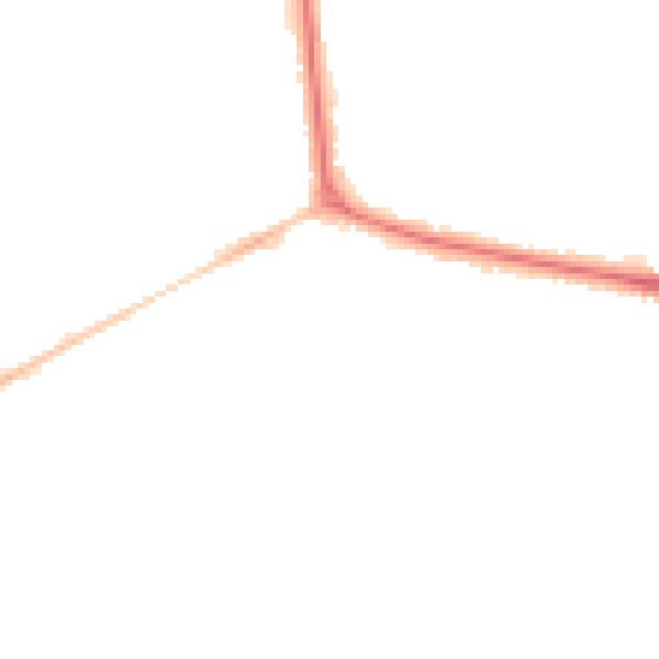 Night-time road noise heatmap for NR7 0AG