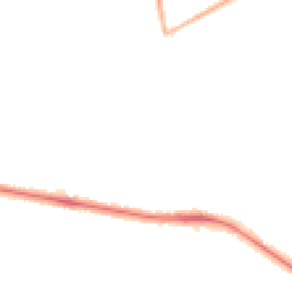 Night-time road noise heatmap for NR7 0AT