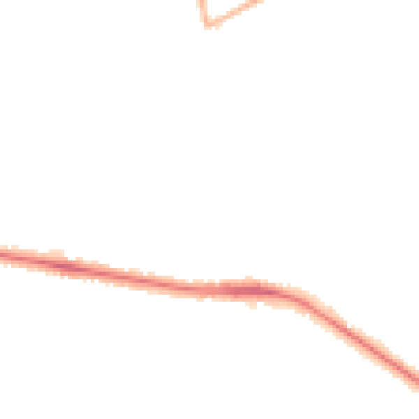 Night-time road noise heatmap for NR7 0AX