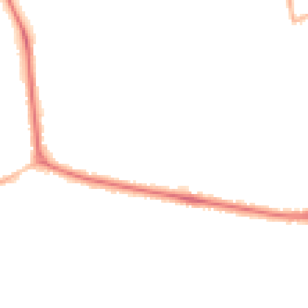 Night-time road noise heatmap for NR7 0BD