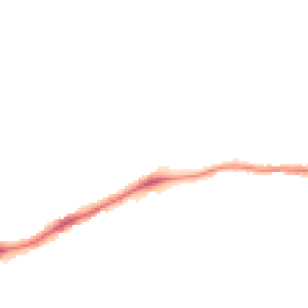 Night-time road noise heatmap for NR7 0BG