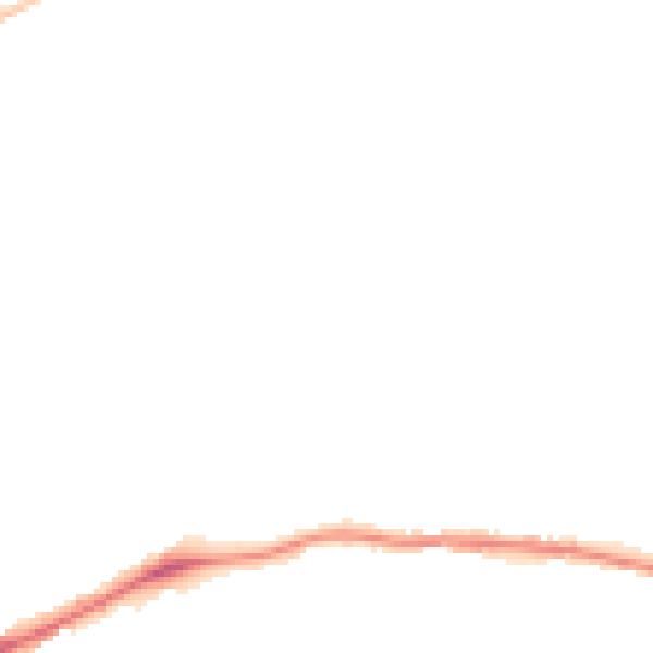 Night-time road noise heatmap for NR7 0BN