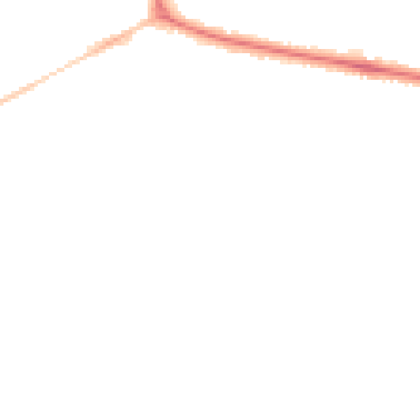 Night-time road noise heatmap for NR7 0DA