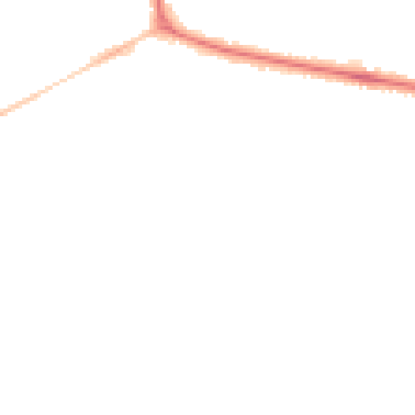Night-time road noise heatmap for NR7 0DF