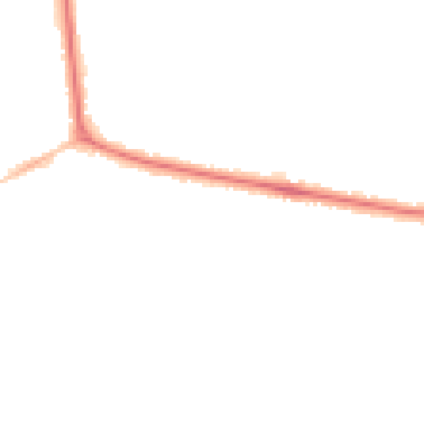 Night-time road noise heatmap for NR7 0DL