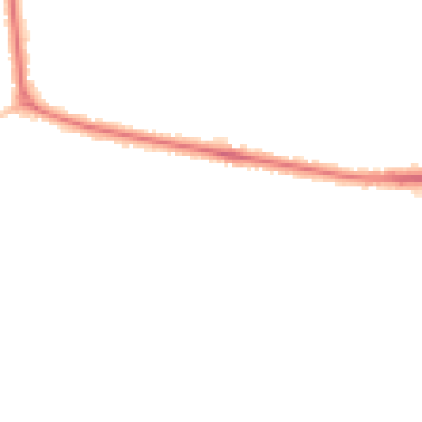 Night-time road noise heatmap for NR7 0DP