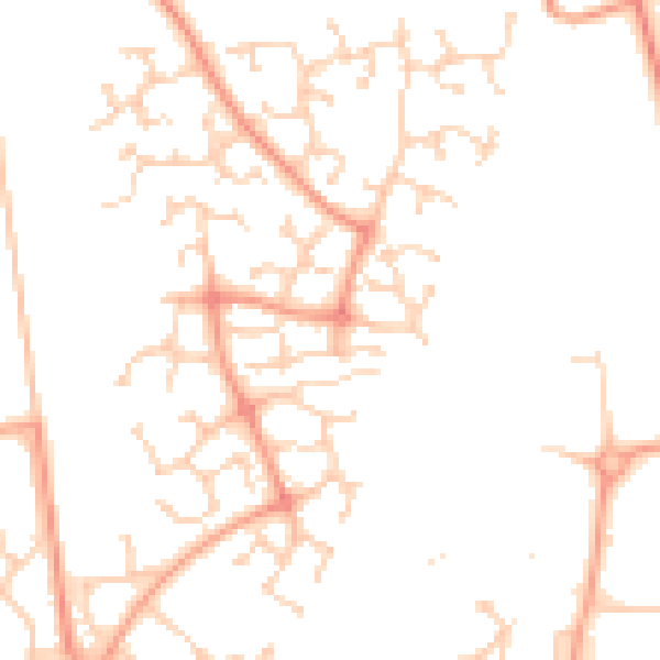 Daytime road noise heatmap for NR7 0NP